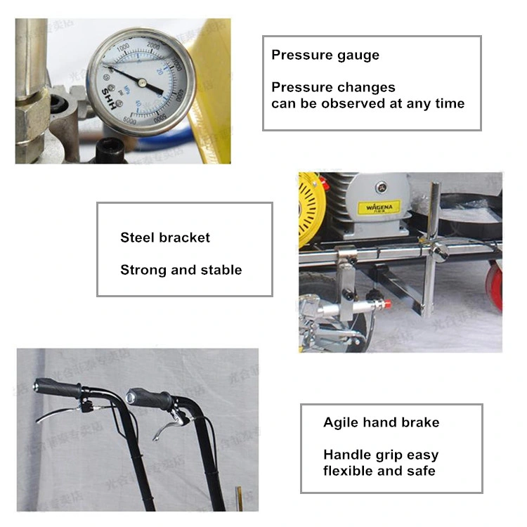 Airless Spraying Cold Paint Road Line Marking Machine